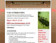 Tablet Screenshot of bodensauktionskammare.se